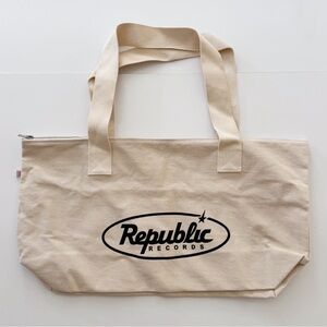 Republic Records Canvas Tote Bag